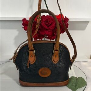 Dooney & Bourke Vintage Norfolk Case satchel/Crossbody "All-Weather Leather"